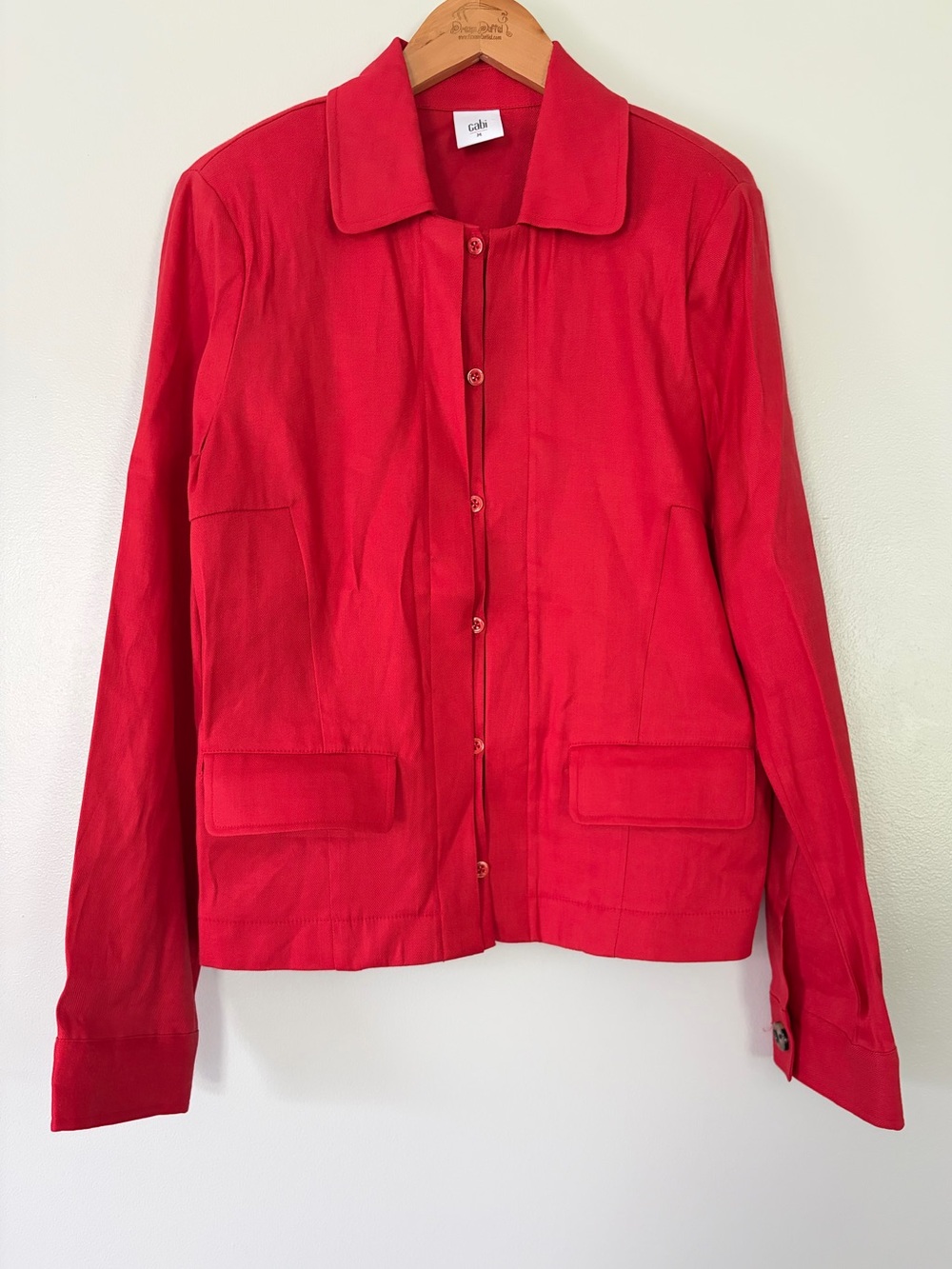 Cabi Valentine Linen Blend Jacket Style #5472